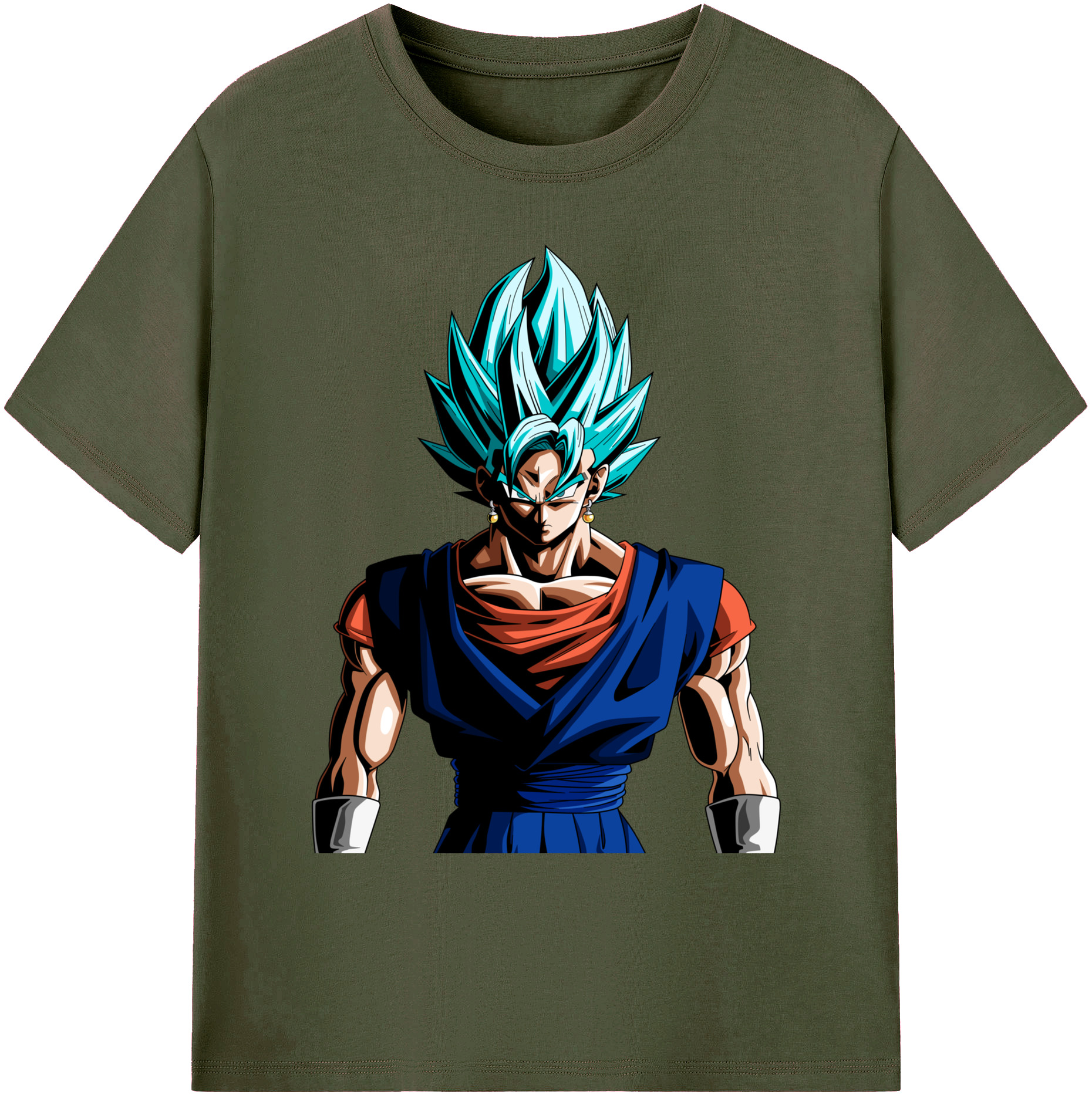 （画像用） ドラゴンボール ベジット DRAGON BALL Vegetto 綿100％ メンズ半袖Tシャツ｜肌触りやわらか＆通気性